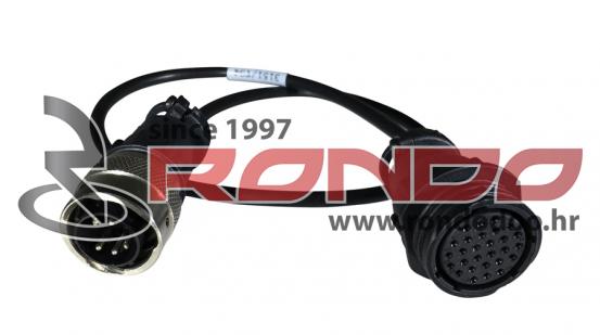 Texa TruckBOSCH FAN and HYDRAULIC REXROTH cable (3151:T34) kabel rondo