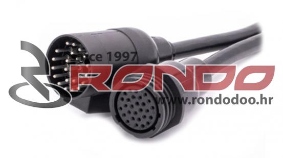 Texa Truck IVECO:FPT Industrial application cable (3151:T02B) kabel rondo