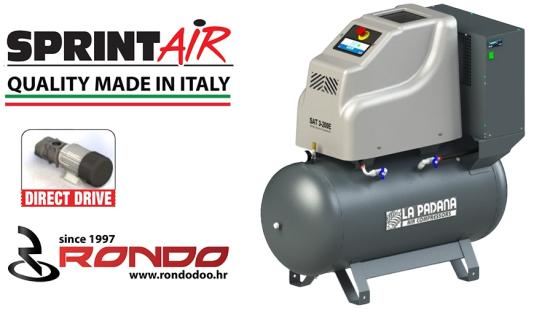 La Padana Sprint Air 533 Rondo d.o.o. vijčani kompresori Hrvatska