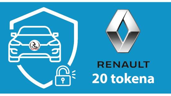 Connex Renault 20 tokena SGW otključavanje Rondo d.o.o. Hrvatska