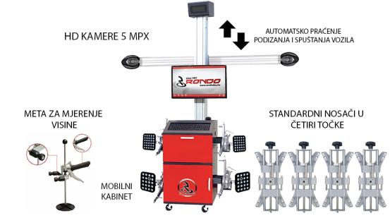 Rondo Pulsar SPG6000T 3D geometrija kotača HRVATSKA