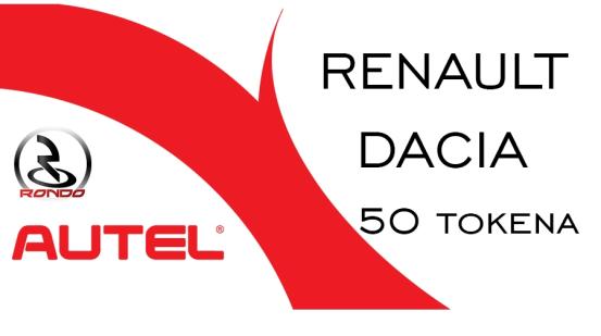 Autel Renault Dacia 50 tokena Rondo Hrvatska