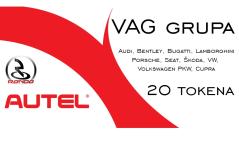 Autel VAG grupa 20 tokena