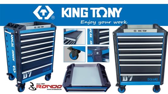 KingTony 87SQ317BABK kolica za alat Rondo HRvatska