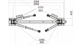 Rondo Lift 2.45C-3 dvostupna dizalica