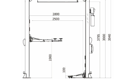 Rondo Lift 2.45C-2 dvostupna dizalica